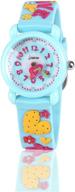 🎁 wristwatch toy for girls, kids watch gift for ages 3-10, perfect birthday present for little girls and children logo
