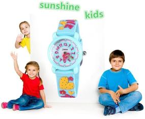 img 3 attached to 🎁 Wristwatch Toy for Girls, Kids Watch Gift for Ages 3-10, Perfect Birthday Present for Little Girls and Children