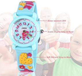 img 1 attached to 🎁 Wristwatch Toy for Girls, Kids Watch Gift for Ages 3-10, Perfect Birthday Present for Little Girls and Children