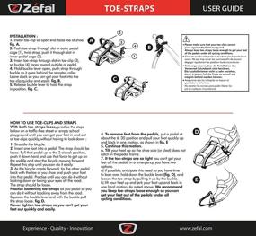 img 1 attached to 🚵 Zefal 'Cristophe' Half Toe Clip for Mountain Bicycles