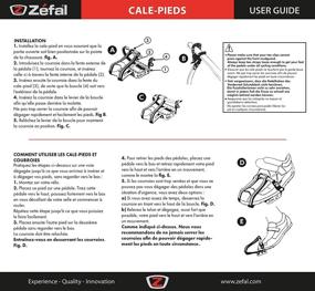 img 2 attached to 🚵 Zefal 'Cristophe' Half Toe Clip for Mountain Bicycles