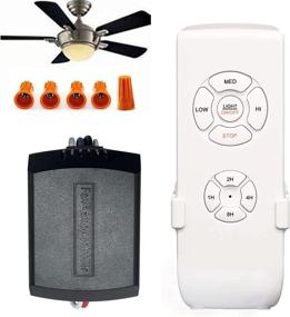 img 4 attached to VELLSS Ceiling Fan Remote Control Kit: Light, Speed 🔧 & Timing Replacement for Hampton Bay, Hunter and Harbor Breeze, WS-018ON