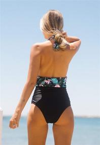 img 1 attached to 👙 Backless Monokini Swimsuit by Telaura Piece - Women's Clothing, Swimsuits & Covers Ups