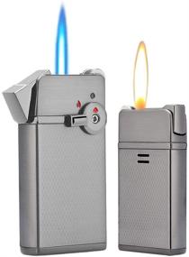 img 4 attached to 🔥 YUSUD Jet Torch Cigar Lighter Butane Refillable: The Ultimate Flame Control for Cigars and Tobacco Pipes!