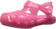 👧 crocs children's isabella sandal preschool - water shoes, slip-on kid's sandals logo