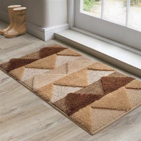 img 4 attached to Absorbent Entrance Entryway Washable Low Profile Home Decor for Doormats