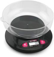 🍲 truweigh vortex digital bowl scale - 2000g x 0.1g - black - top-rated digital kitchen scale with removable bowl for precise measurements of grams and ounces logo