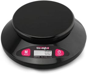 img 2 attached to 🍲 Truweigh VORTEX Digital Bowl Scale - 2000g x 0.1g - Black - Top-rated Digital Kitchen Scale with Removable Bowl for Precise Measurements of Grams and Ounces