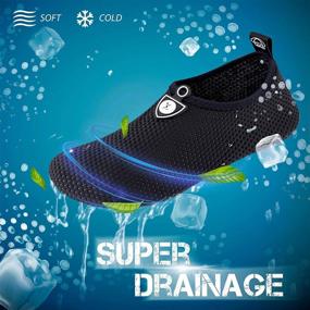 img 3 attached to 👟 SIMARI Aqua Socks Quick-Dry Water Shoes for Men and Women - Ideal for Outdoor Activities: Beach, Swimming, Snorkeling, Yoga, Sports [Model: SWS002]