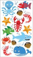 stylish sticko sea life fun stickers: dive into creativity! logo