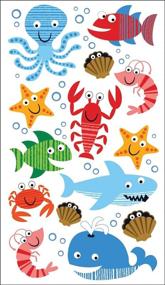 img 1 attached to Stylish Sticko Sea Life Fun Stickers: Dive into Creativity!