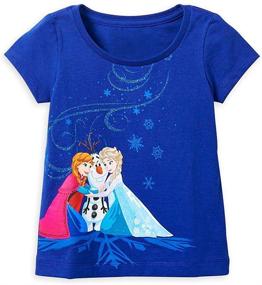 img 1 attached to Girls' Disney 👧 Anna, Elsa, and Olaf T-Shirt