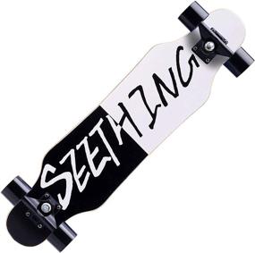 img 4 attached to 🛹 BILIPARK Skateboards for Beginners: 31x8 Complete Skateboard, 7 Layer Canadian Maple - Ideal for Kids, Boys, and Girls - A Perfect Happy Gift