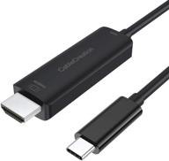 long usb c to hdmi cable 4k@60hz hdr logo