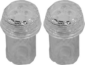 img 1 attached to 🧂 Versatile Set of 36 Black Duck Brand Mini Salt and Pepper Shakers, 1.75" X 1" – Crystal-Look Plastic Design for Optimal Style and Convenience