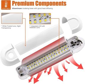 img 2 attached to Facon LED Aisle Light W/Touch On&Amp