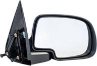 🔍 non-heated manual mirror for cadillac escalade chevy silverado suburban hd tahoe gmc sierra yukon xl 1500 2500 3500 1999-2007 - parts link #: gm1321230 logo
