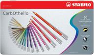 🎨 набор цветных карандашей stabilo carbothello pastel - 60 ярких цветов, 1 упаковка (1460-6) логотип