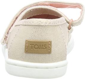 img 2 attached to 🌈 Iridescent Girls' Flats: TOMS Kids Infant Toddler Shoes for a Sparkling Style