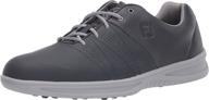 enhance your golf performance with footjoy men's contour casual golf shoes logo