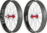 🚲 ican f685 fat tire wheelset: carbon clincher tubeless ready, 26er, 32 holes, thru axle 15×150mm rear 12×197mm logo