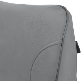 img 2 attached to 🪑 BDK BS-300-GR Durable Foam Lumbar Support Cushion - Superior Relief for Lower Back Pain - Ideal for Office Chair, Car Seat, Recliner - Gray