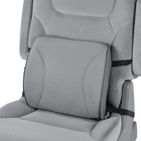 img 4 attached to 🪑 BDK BS-300-GR Durable Foam Lumbar Support Cushion - Superior Relief for Lower Back Pain - Ideal for Office Chair, Car Seat, Recliner - Gray