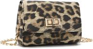 aitbags crossbody purse shoulder leopard logo