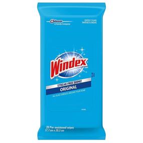 img 3 attached to Windex Glass and Multi-Surface Cleaning Wipes - Pack of 3 (84 Wipes Total): All-Purpose Cleaning and Streak-Free Shine