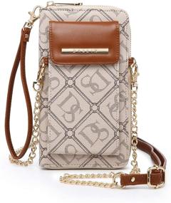 img 4 attached to 👜 Women's Handbags & Wallets: Cellphone Wallet Wristlet Crossbody Shoulder in Crossbody Bags