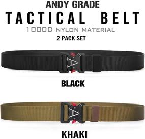 img 3 attached to 👖 Tactical Adjustable Military Belts: Top Men's Accessories by ANDY GRADE