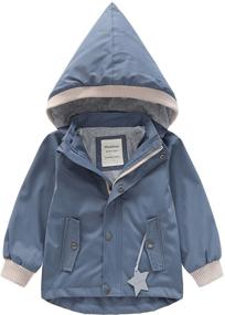 img 4 attached to 👦 BINIDUCKLING Toddler Waterproof Windbreaker Jacket - Boys' Clothing, Coats, and Outerwear