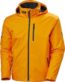 img 2 attached to 🌧️ Helly-Hansen Men's Crew Hooded Midlayer Fleece Lined Waterproof Raincoat: The Ultimate Jacket for Rainy Adventures