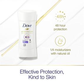 img 2 attached to 🌸 Dove Advanced Care Invisible Antiperspirant Deodorant Stick: No White Marks, Sheer Fresh 48-Hour Sweat and Odor Protecting Deodorant for Women - 2.6 oz