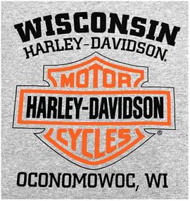img 1 attached to Harley Davidson Shirt Willie Sleeve 30296651