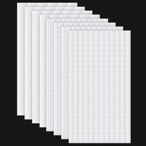 img 4 attached to 🔳 Versatile 3D Pop Foam Squares: 8 Sheets Dual-Adhesive Foam Dots for DIY Crafts, Scrapbooking, Halloween & Christmas - 2 Sizes Available!