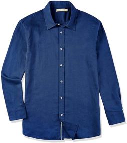 img 4 attached to Isle Bay Linens Standard Fit X Large Men's Clothing for Shirts