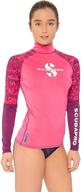 ultimate protection: scubapro rash guard women's long sleeve (upf50) logo