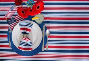 img 1 attached to DII Polyester Waterproof Washable Patriotic: The Ultimate Solution for Easy and Proud Cleaning!