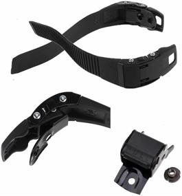 img 1 attached to 🛼 Enhance Your Skating Experience with Alemon 2-Piece Inline Roller Skating Shoe Energy Strap Replacements: Available in Black, Blue, and Pink!