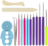 🛠️ kitanis 14-piece multifunctional slotted quilling tool set: perfect for beginners, advanced quillers, diy projects, handcrafting, scrapbooking, card making, bookbinding & origami logo