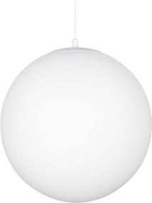 img 4 attached to 🔮 Kira Home Ceres 12-Inch Mid-Century Modern Orb Pendant Light with Frosted Diffuser, Matte White Finish