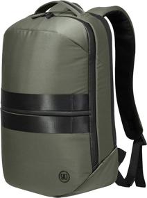 img 4 attached to 🎒 NINETYGO Armygreen Student Backpack: Spacious and Stylish for All Your Essentials