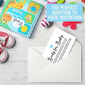 img 1 attached to Request Invitations Invites Instead Business Baby Stationery