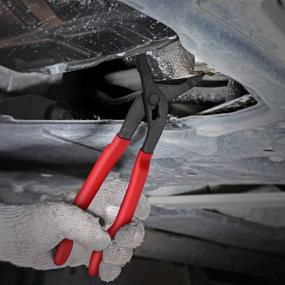img 2 attached to 🔧 Enhance Your Automotive Maintenance with WORKPRO W114083A Oil Filter Pliers
