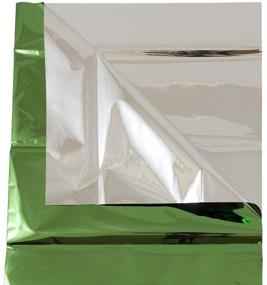 img 1 attached to Vibrant Green Mylar Tissue Paper - 3 Sheets/Pack by JAM PAPER