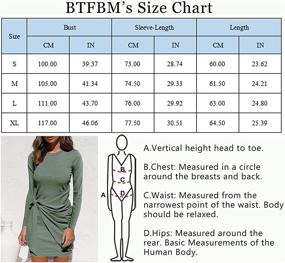 img 1 attached to 👗 BTFBM Casual Sleeve Dresses: Trendy Bodycon Women's Clothing & Dresses for Any Occasion