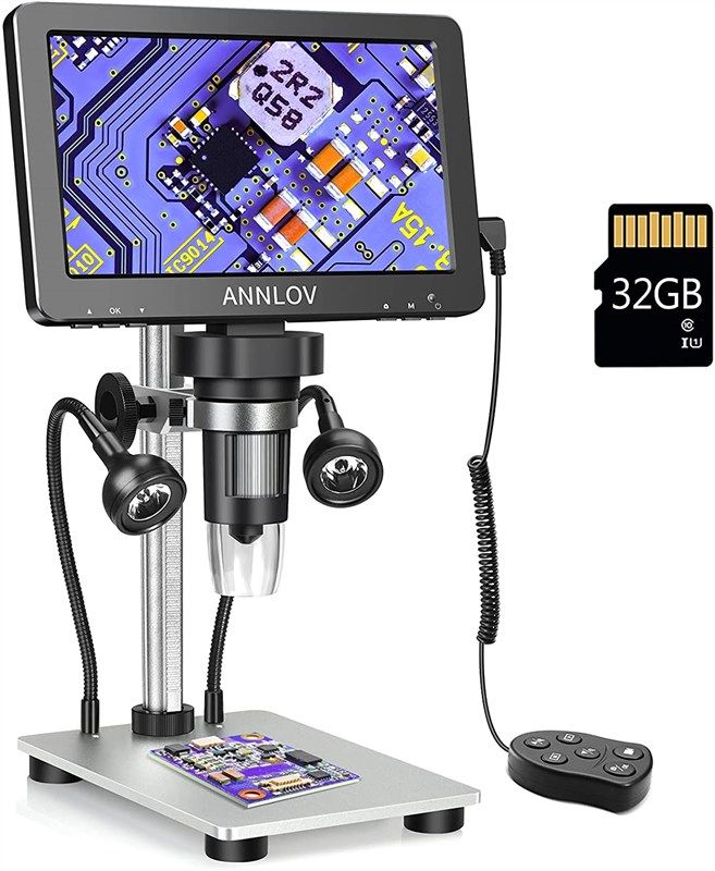 annlov microscope 50 1200x maginfication soldering 로고