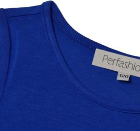 img 2 attached to Perfashion Pockets Pleated: The Ultimate Casual Cotton Clothing for Girls