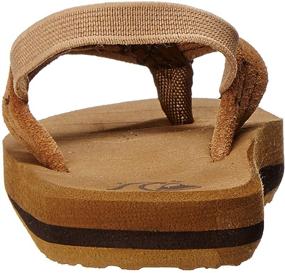 img 2 attached to 👟 Quiksilver Carver Toddler Sandal TAN: Solid Boys' Shoes for Comfort and Style